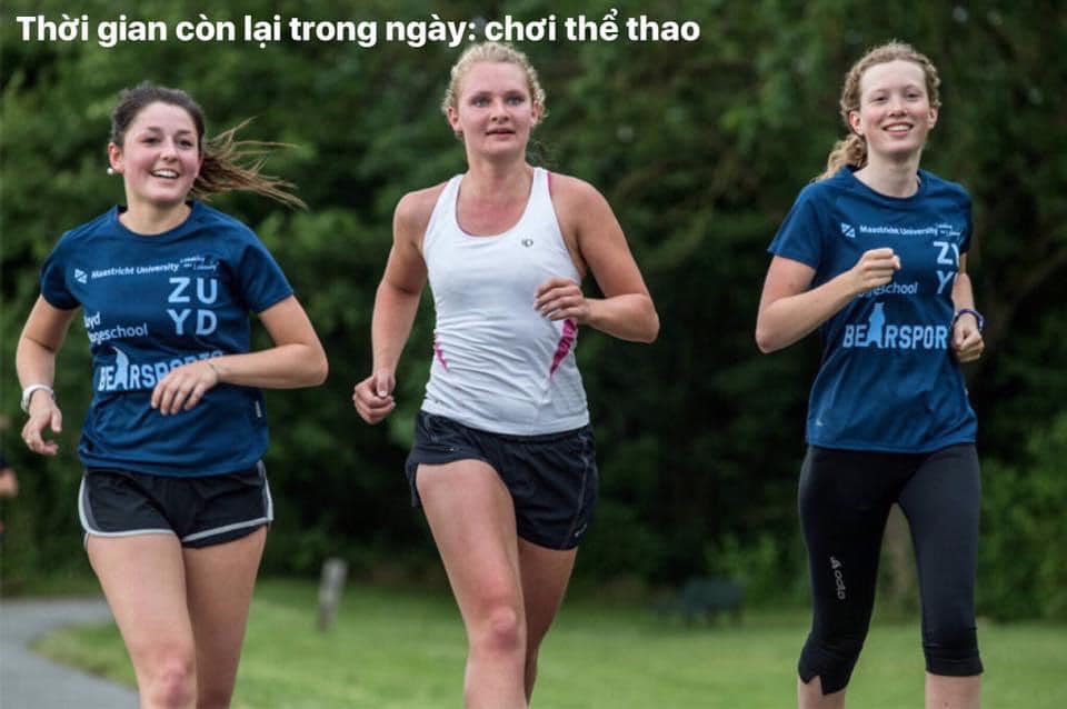 Một ngày bình thường của sinh viên (tầng lớp tinh hoa học tập bậc cao) trên thế …